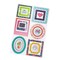 Paige Evans Blooming Wild Chipboard Mini Frames-18/Pkg